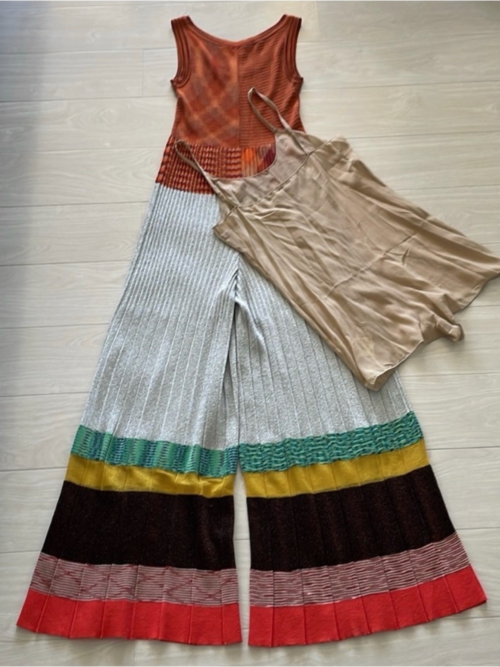 Missoni Multicolored Signature ZigZag & Mixed Print Jumpsuit NWOT - Picture 8 of 12